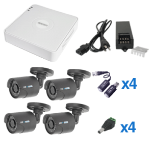 Kit EPCOM DVR de 4 Canales TurboHD | STURBOXHRB4 | Comcon México