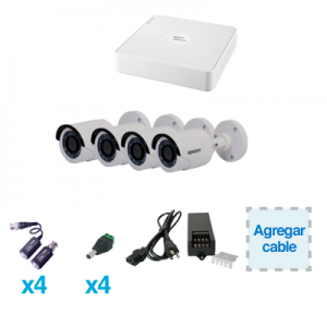 Kit EPCOM DVR de 4 Canales TurboHD | TURBOXSB74W | Comcon México