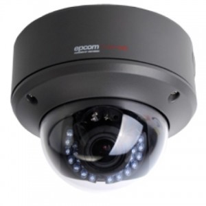 Domo D8TURBOVE Antivandalismo 1080p TURBOHD con Lente 2.8 a 12 mm e IR 40 m epcom Comcon México